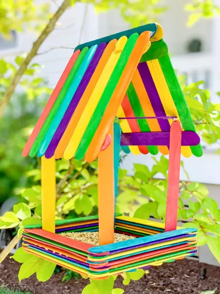 Image for event: Popsicle Stick Bird Feeder (All Ages)