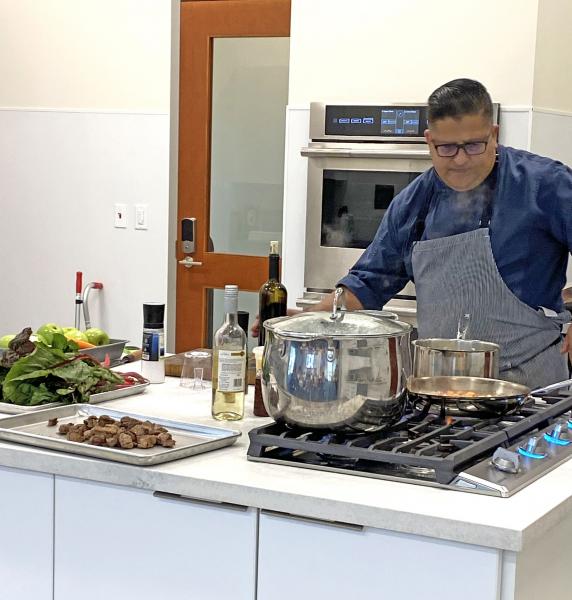 Image for event: Culinary Demonstration: Latin Flavors with Chef Rudy (Adults)