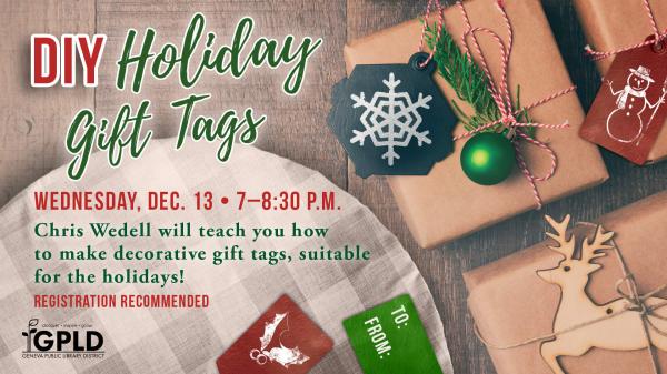 Image for event: DIY Holiday Gift Tags