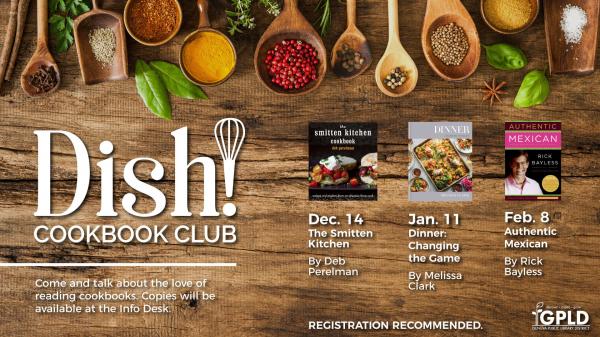 Image for event: Dish! Cookbook Book Club