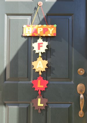 Image for event: All Ages: Fall Door Hanger Craft