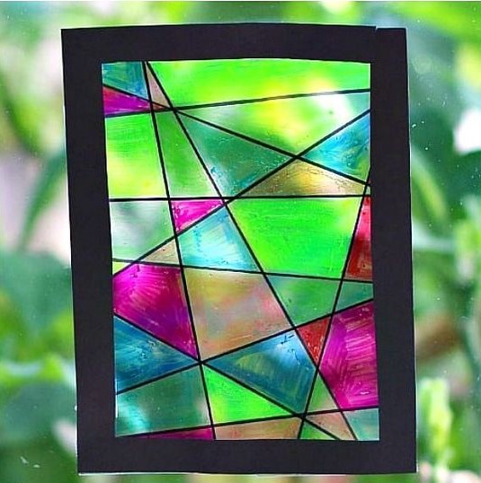 Image for event: Faux Stained Glass Suncatchers (All Ages)