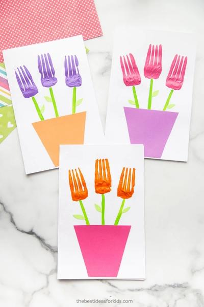 Image for event: Library After School Club: Painted Mother's Day Cards (Geared for Ages 8-12)