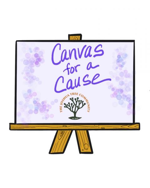 Image for event: Painting for Joshua Tree Community - Canvas for a Cause (All Ages)