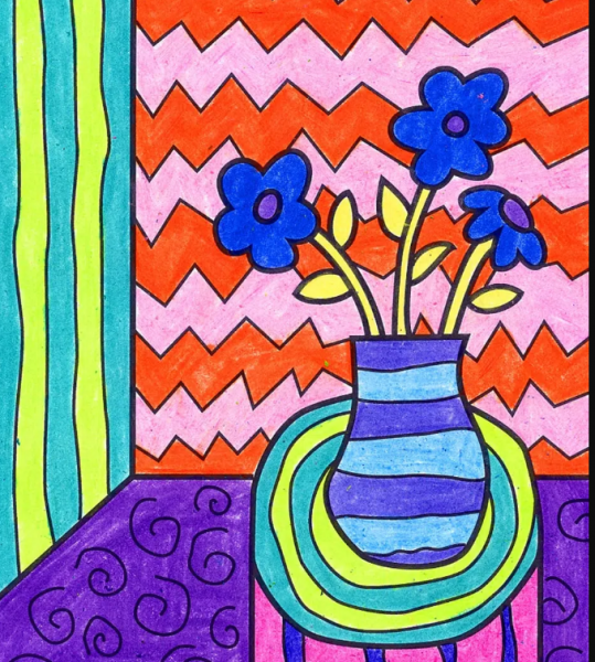 Image for event: Acrylic Painting: Matisse Inspired Flowers (Adults)