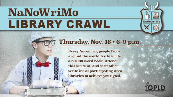 Image for event: NaNoWriMo Library Crawl