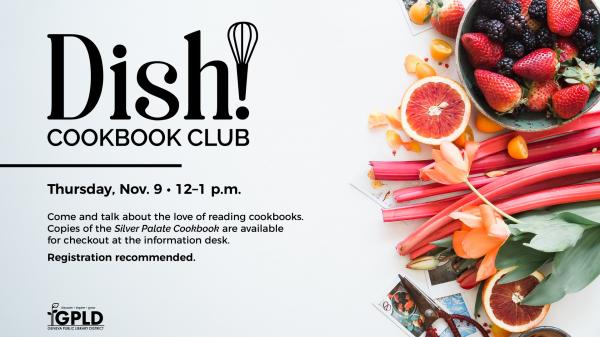 Image for event: Dish! Cookbook Book  Club