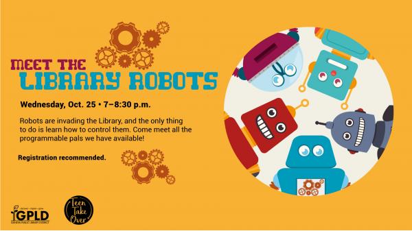 Image for event: Meet the Library Robots