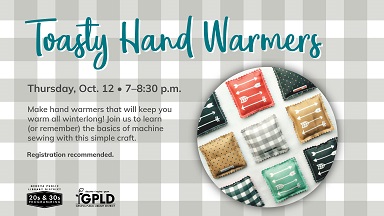 Image for event: 20s and 30s - Toasty Hand Warmers