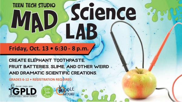 Image for event: Teen Tech Studio: Mad Science Lab