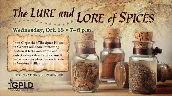 Image for event: The Lure and Lore of Spices