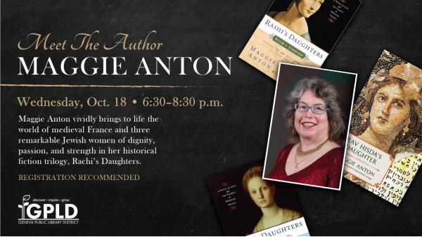 Image for event: Meet the Author: Maggie Anton