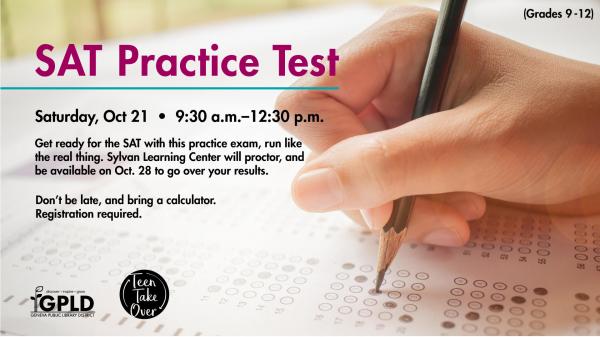 Image for event: SAT Practice Test