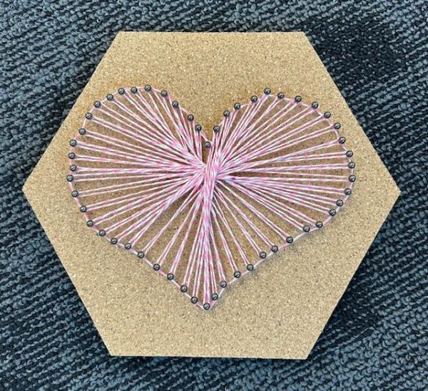 Image for event: String Art Heart (Adults) 