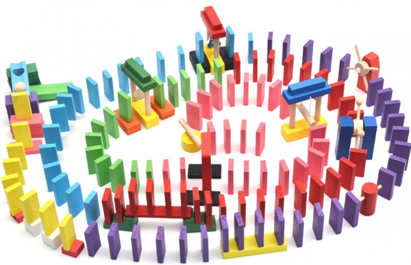 Image for event:  Library After School Club--Domino Rallies