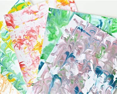 Image for event: Library After School Club: Marbled Paper