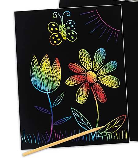 Image for event: ALL AGES Rainbow Scratch Art