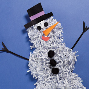 Image for event: ALL AGES Shredded Paper Snowperson